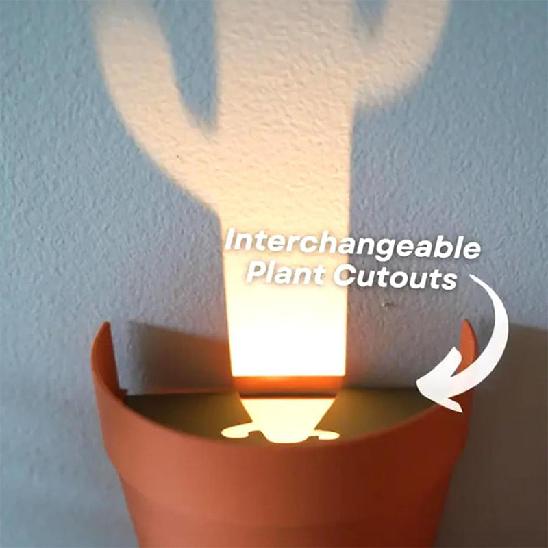 SAKER Light Projections Plant Pot