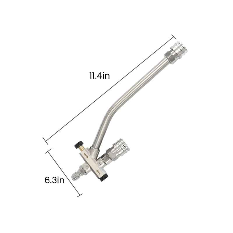 Enhance Your Car Washing Experience - SAKER® Foam Cannon Dual Connector Accessory