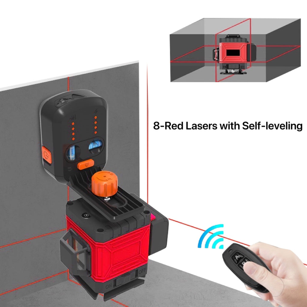 SAKER 4-in-1 Laser Level Tool with Line Laser(AB)