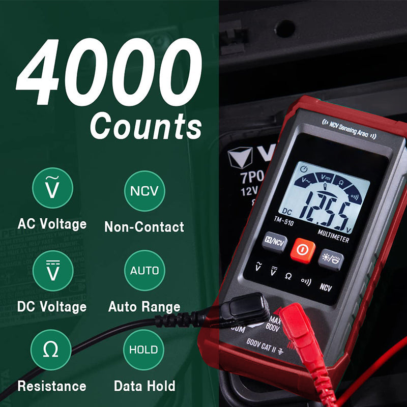 SAKER Digital Multimeter(RED)
