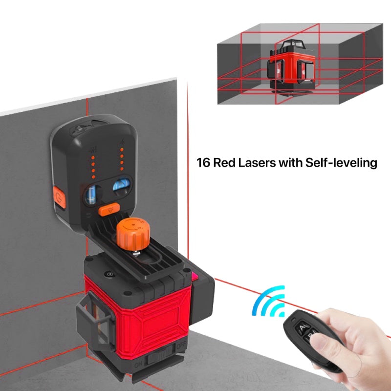 SAKER 4-in-1 Laser Level Tool with Line Laser(AB)