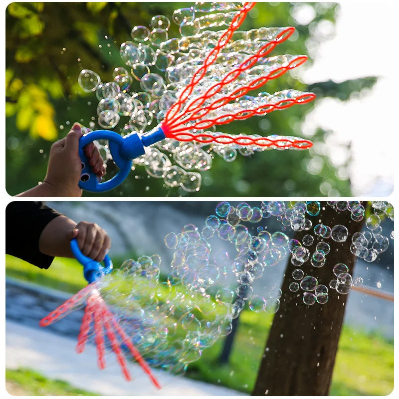 SAKER® 32 Hole Smiling Face Bubble Wand