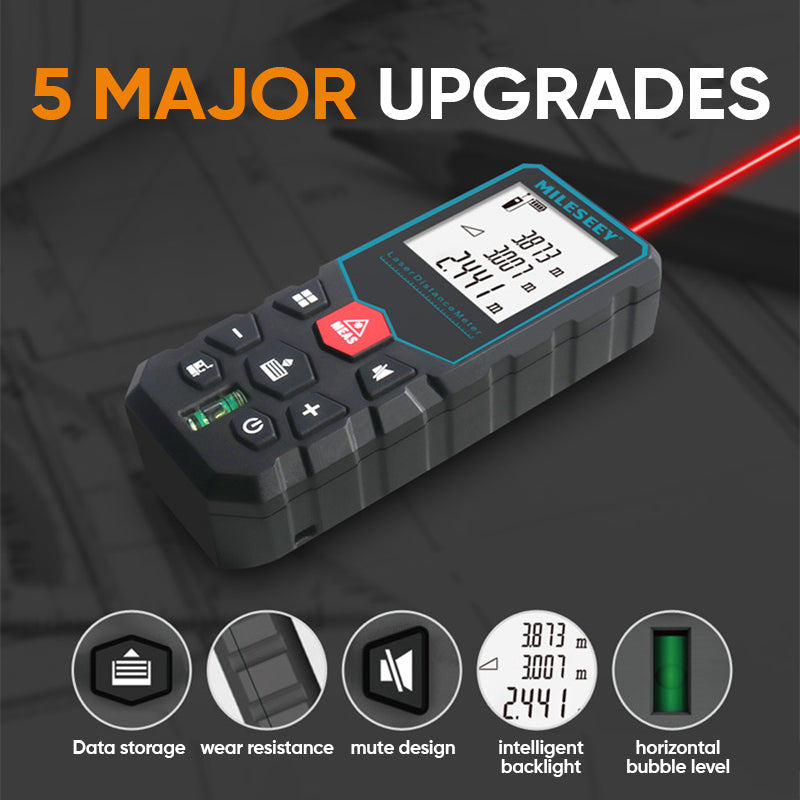 SAKER® Accuracy Laser Measurement Tool(m/ft/in/ft+in)