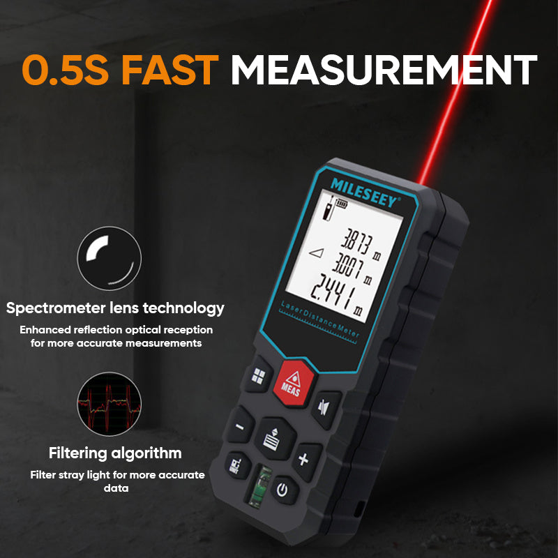 SAKER® Accuracy Laser Measurement Tool(m/ft/in/ft+in)
