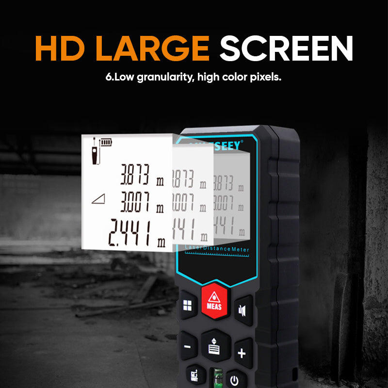SAKER® Accuracy Laser Measurement Tool(m/ft/in/ft+in)