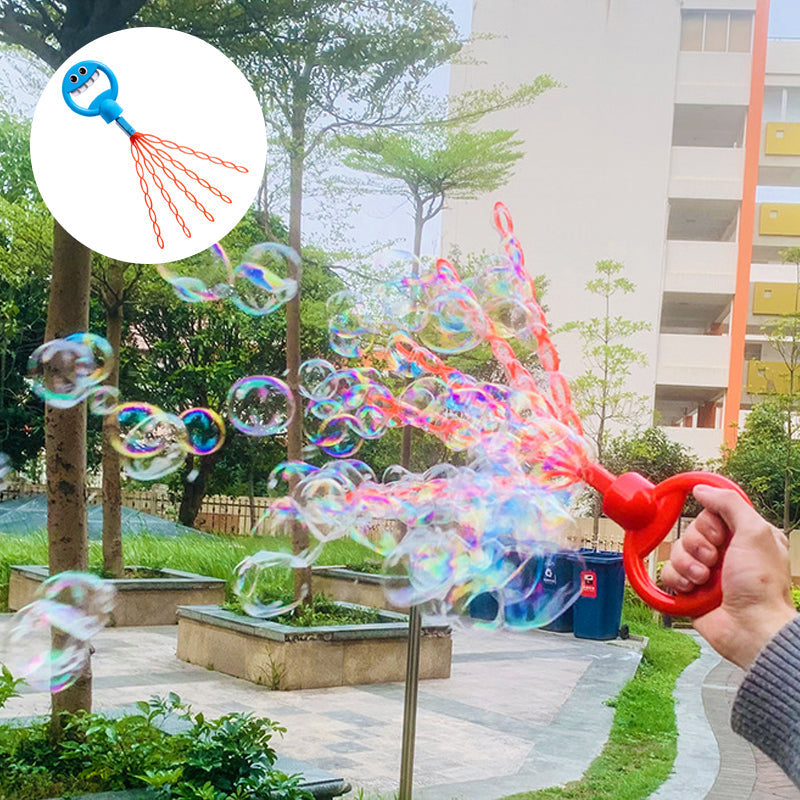 SAKER® 32 Hole Smiling Face Bubble Wand