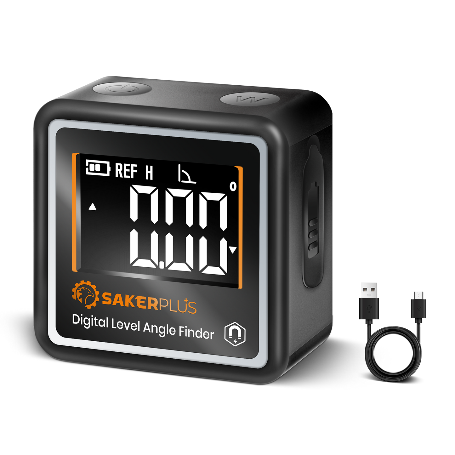 Saker Portable Mini Digital Angle Finder Magnetic
