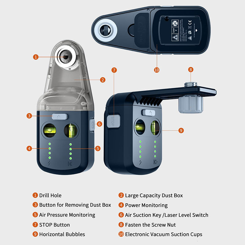 SAKER 4-in-1 Laser Level Tool with Line Laser(AB)
