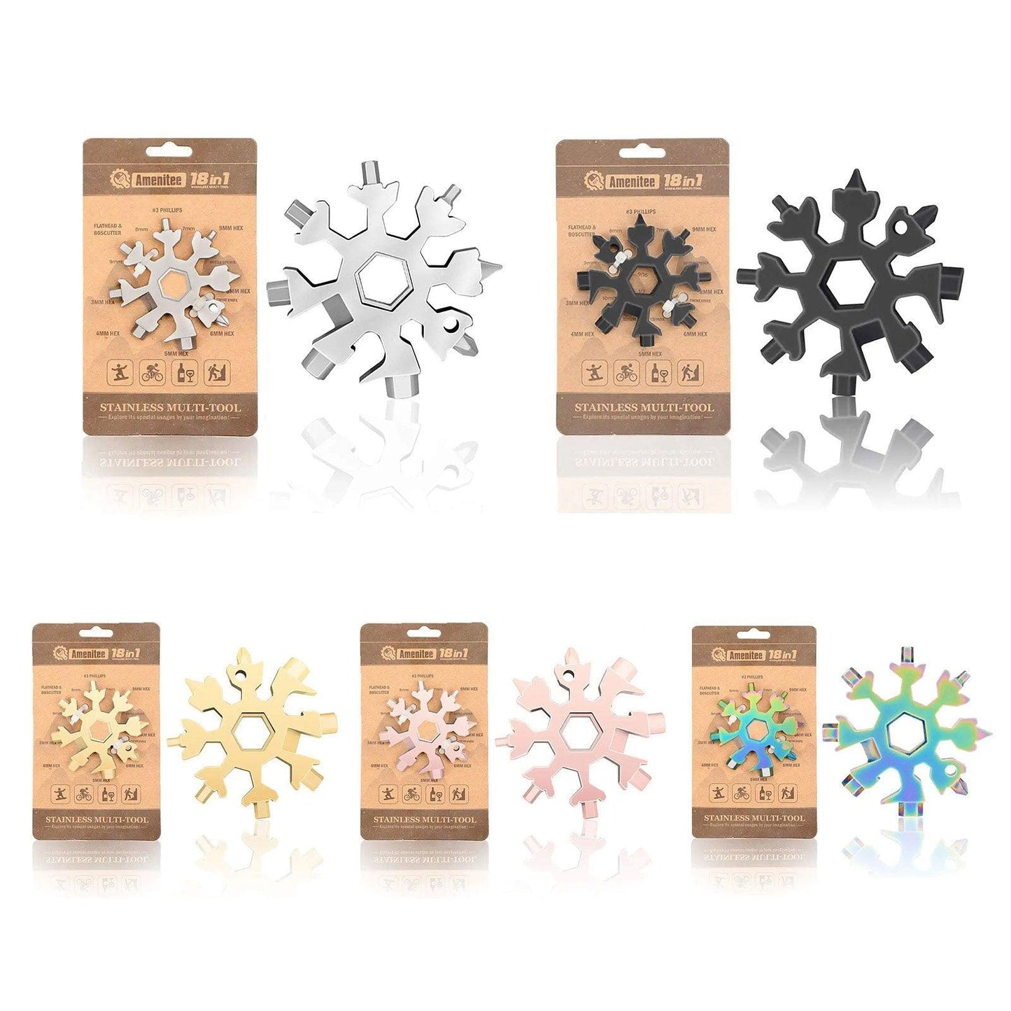 Saker 18-in-1 Snowflake Multi-Tool - Shopsaker