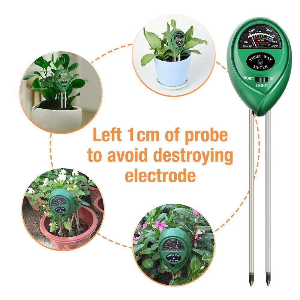 Saker 3-in-1 Soil Tester Kits with Moisture
