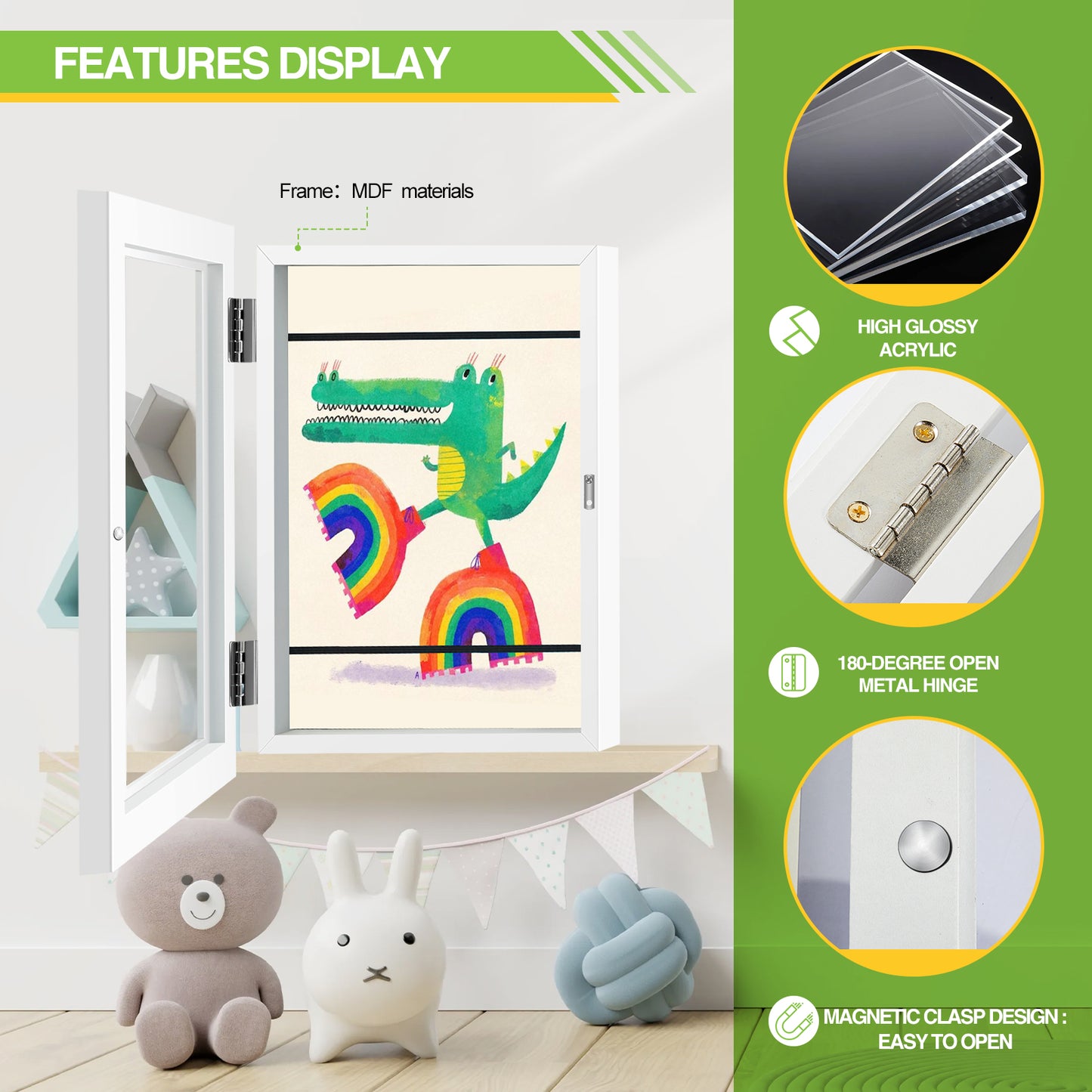 Sank Children Art Projects 11.8'' x 8.3'' Kids Art Frames
