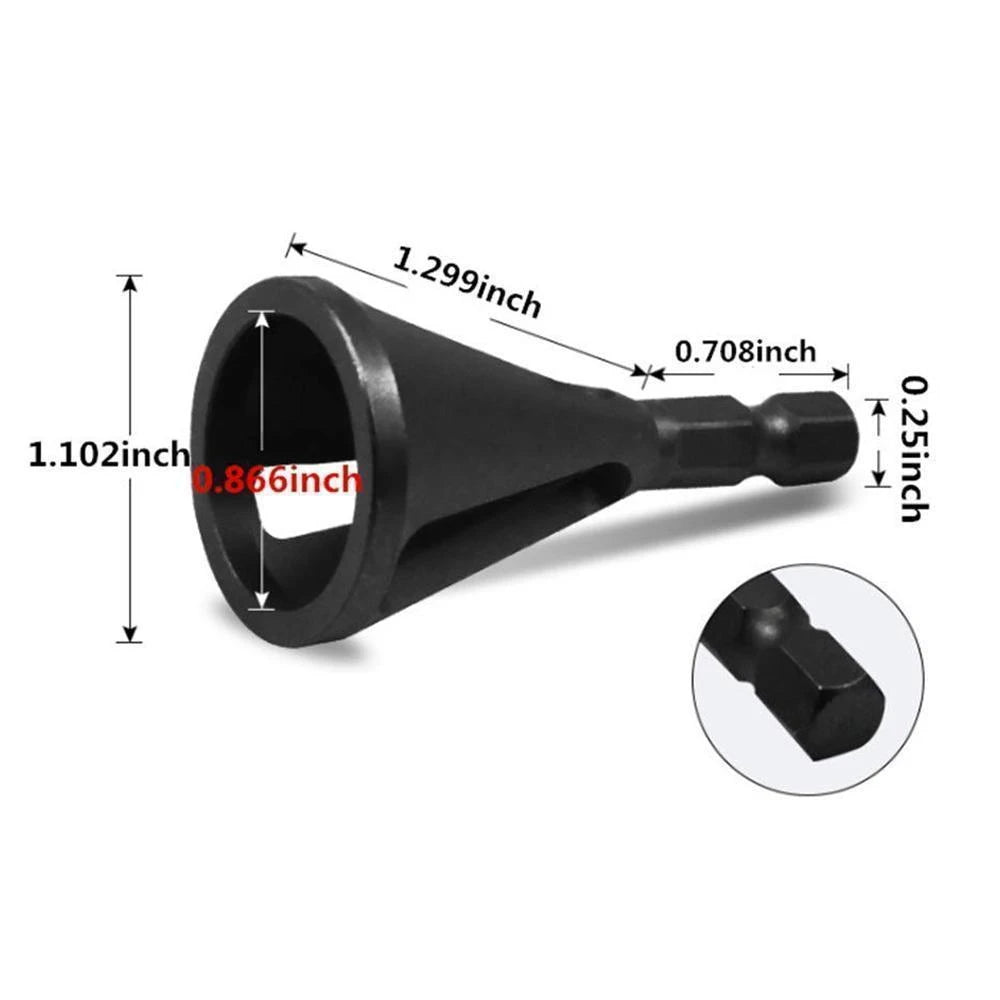 Saker Deburring External Chamfer Tool for Drill Bit, 2 Pack