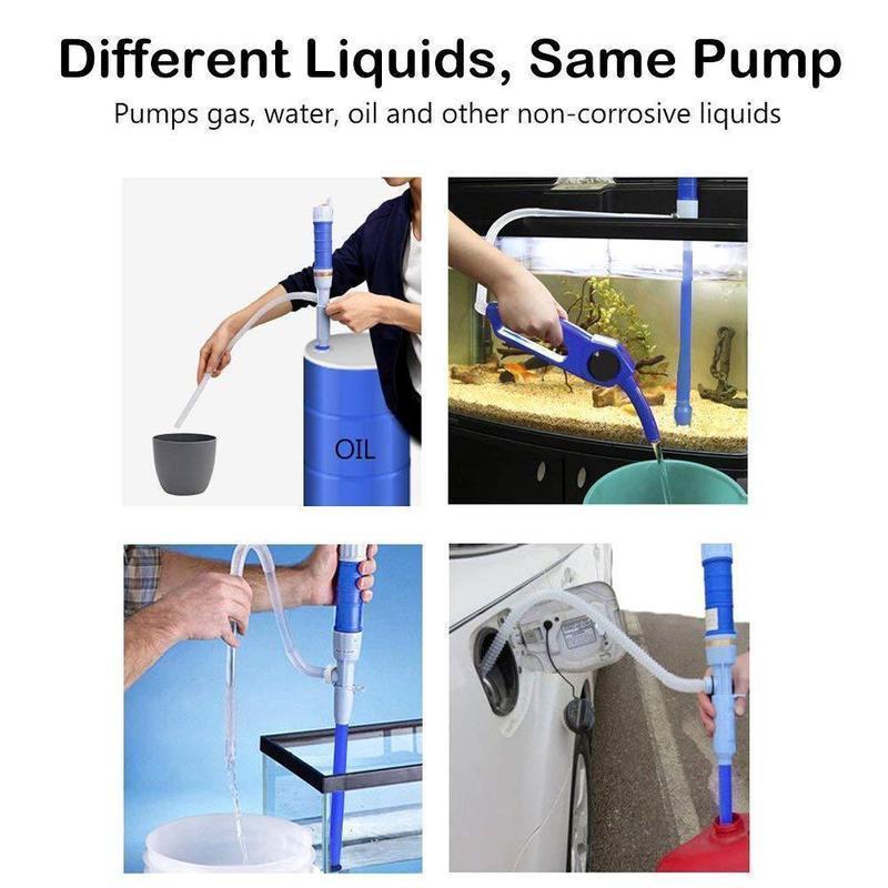 Saker Battery-Operated Liquid Transfer Siphon Pump
