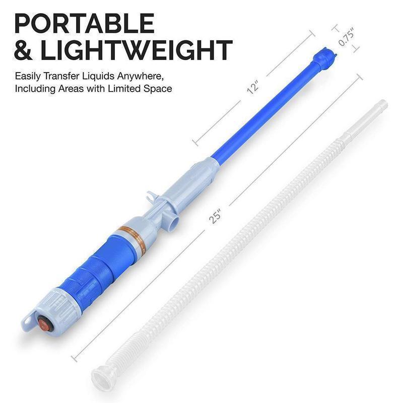 Saker Battery-Operated Liquid Transfer Siphon Pump