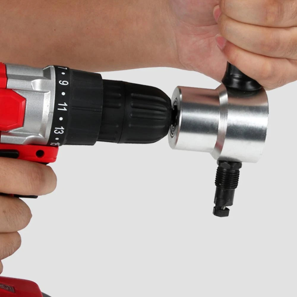 Saker Zipbite - Nibbler Cutter Drill Attachment Double Head Metal Sheet