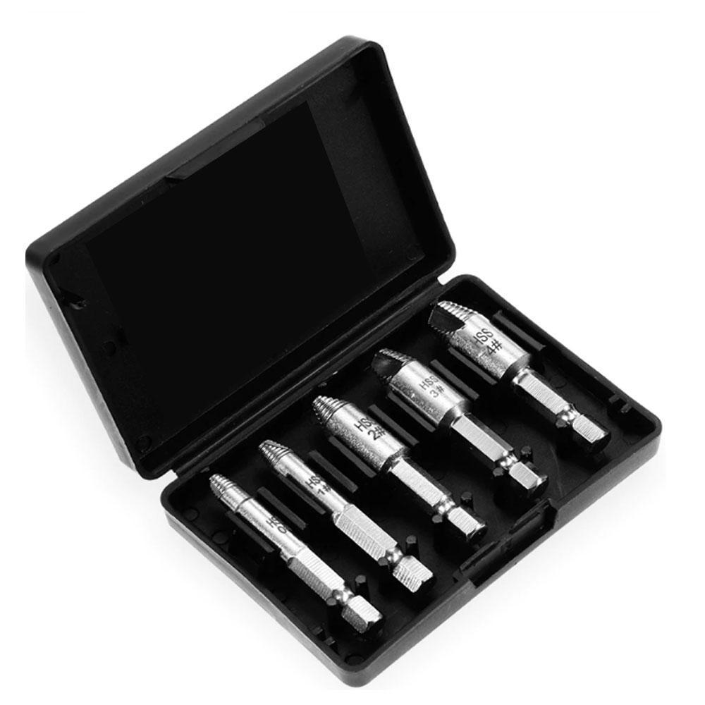 Saker Damaged Screw Extractor,Set of 5
