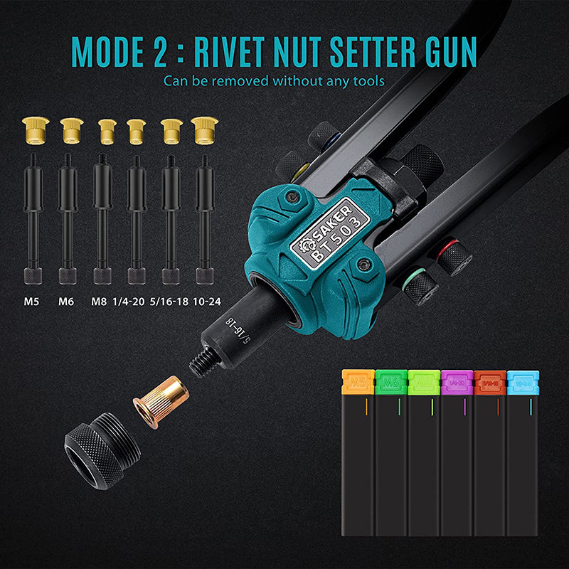 Saker 3 in 1 Heavy Duty Riveter