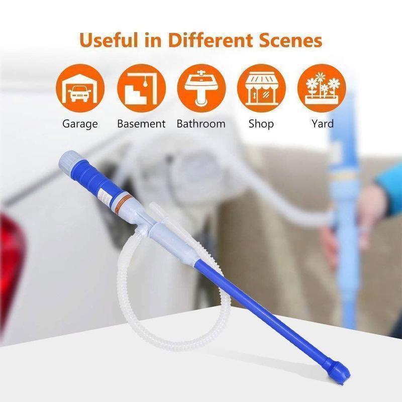 Saker Battery-Operated Liquid Transfer Siphon Pump