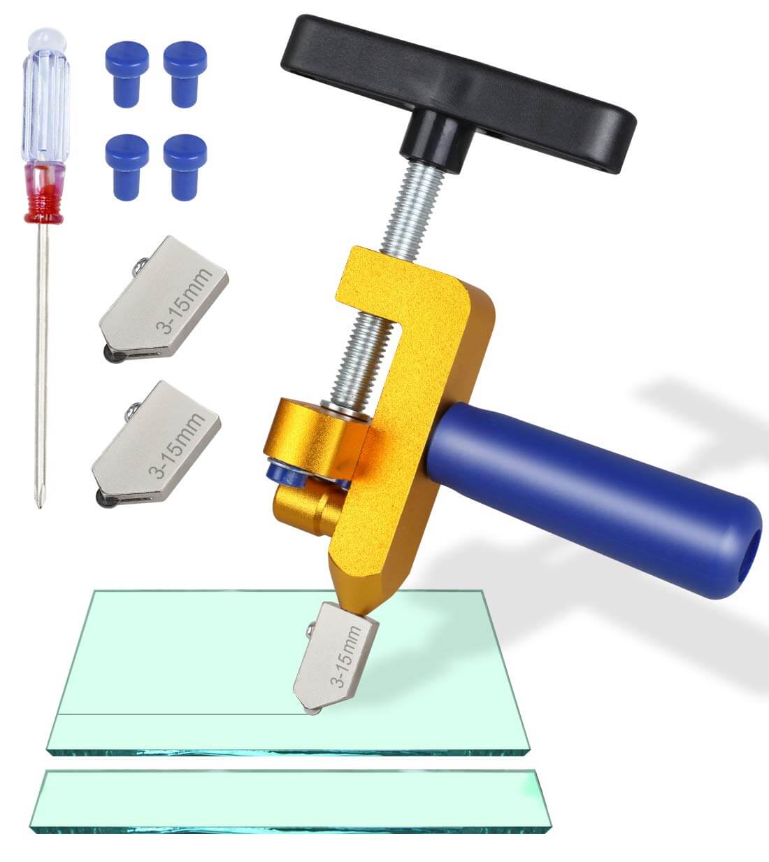 Saker 2 in 1 Integrated Glass & Tile Cutter