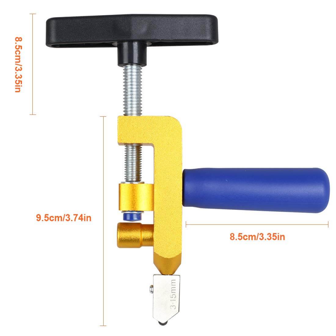 Saker 2 in 1 Integrated Glass & Tile Cutter