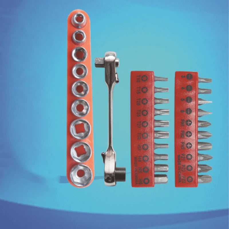 Saker Mini Ratchet Wrench Four Piece Set