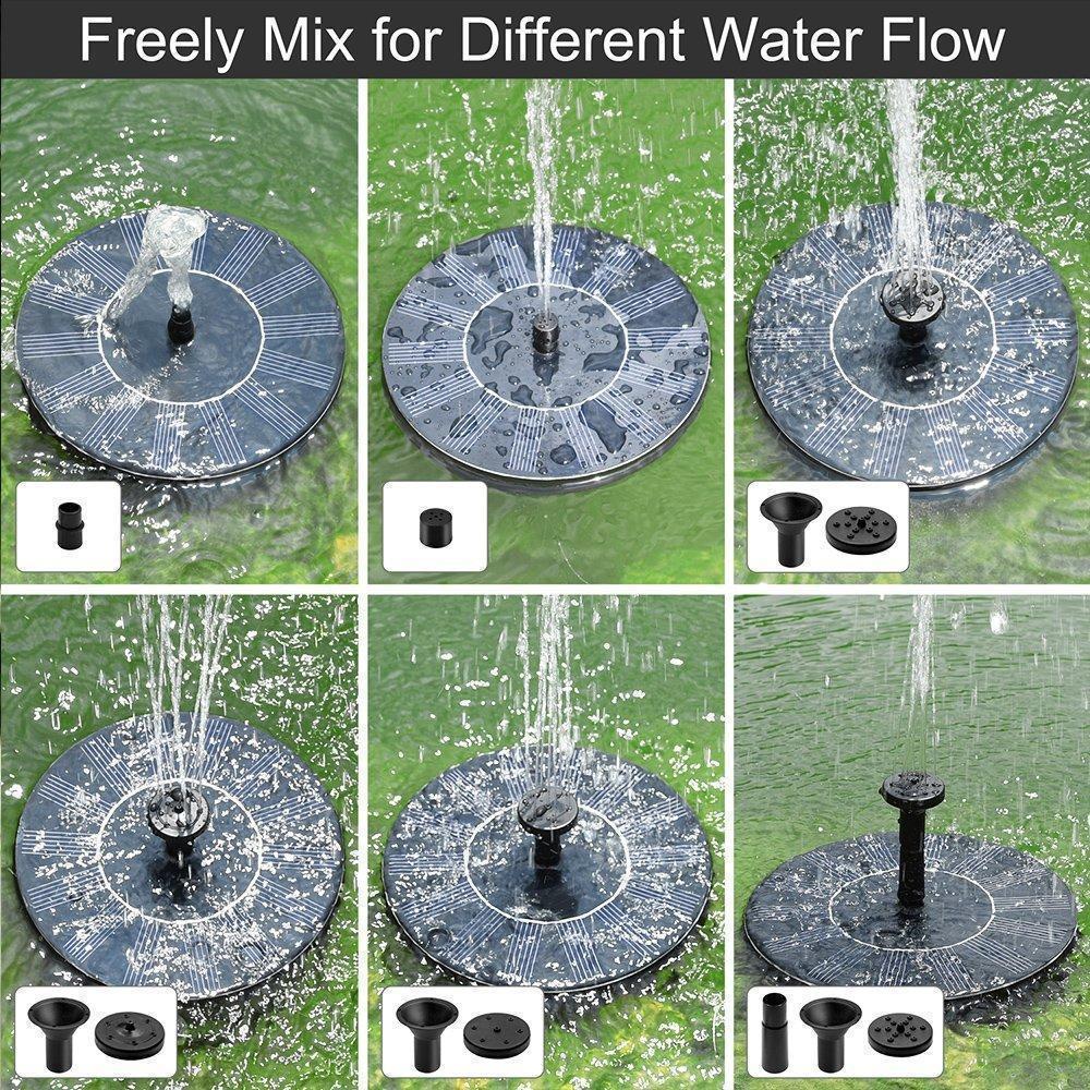 Saker Solar Powered Water Fountain