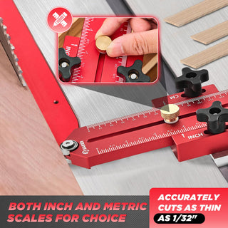 Saker® Thin Rip Jig Table Saw Jig Guide