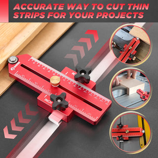 Saker® Thin Rip Jig Table Saw Jig Guide
