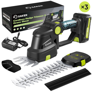 Saker® Cordless Hedge Trimmer