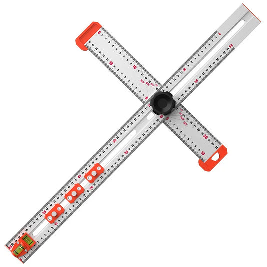 SAKER® 4 in 1 Drilling Positioning Ruler