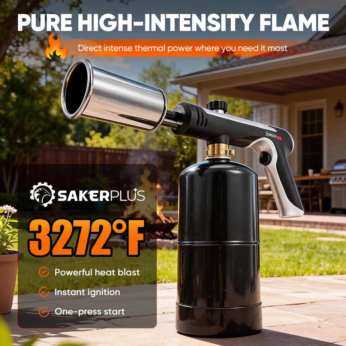 Sakerplus® Propane Torch