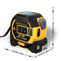 SAKER Portable 3-in-1 Infrared Laser Tape Measuring