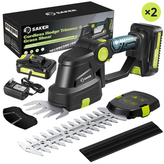 Saker® Cordless Hedge Trimmer