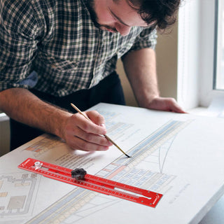 SAKER® Woodworking Scriber Marking Line Ruler