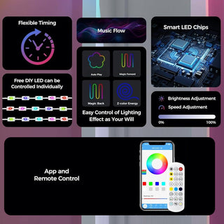 Saker® Smart RGB Outdoor Lights for Decor