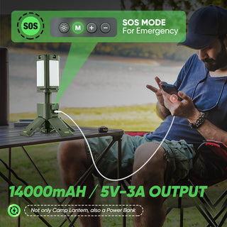 Saker® Camping Lantern with Four Led Lamps