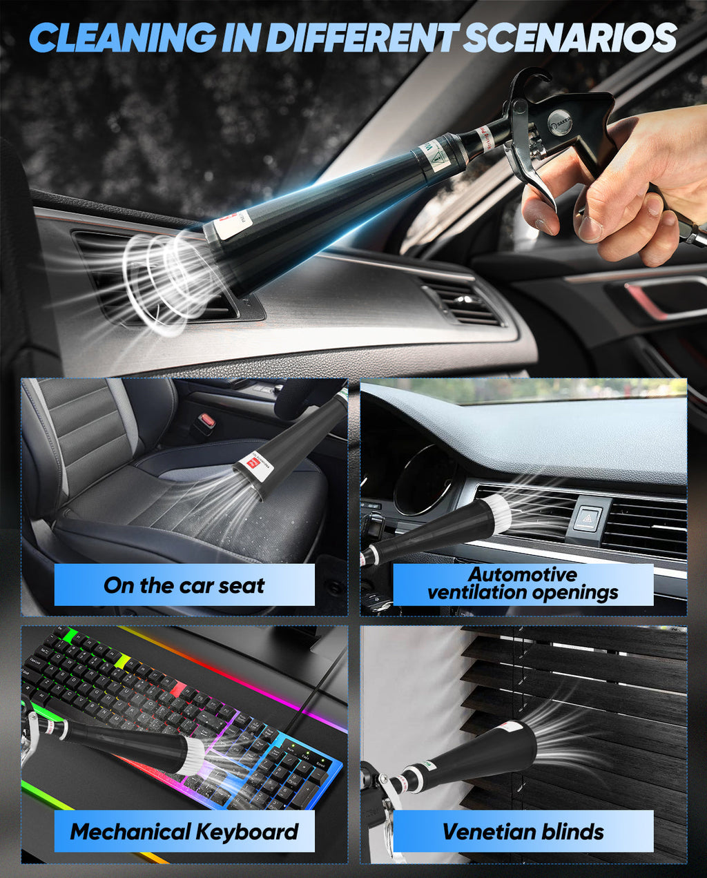 Sakerplus Tornado Dry Cleaning Gun