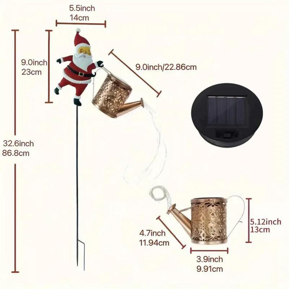 Saker® Solar Watering Can Garden Lights