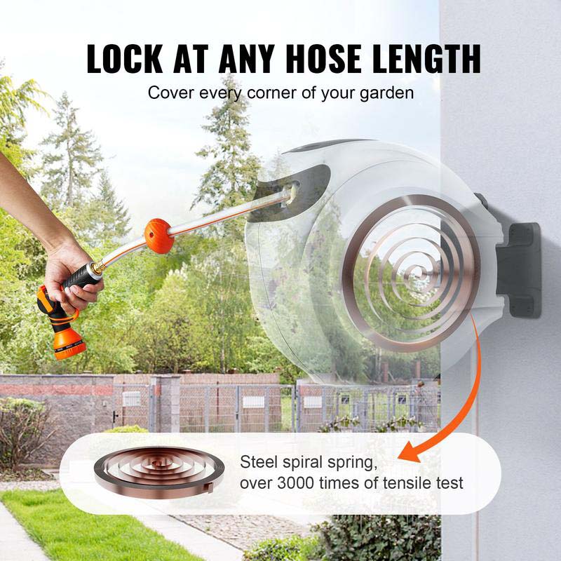 SAKER Retractable Hose Reel