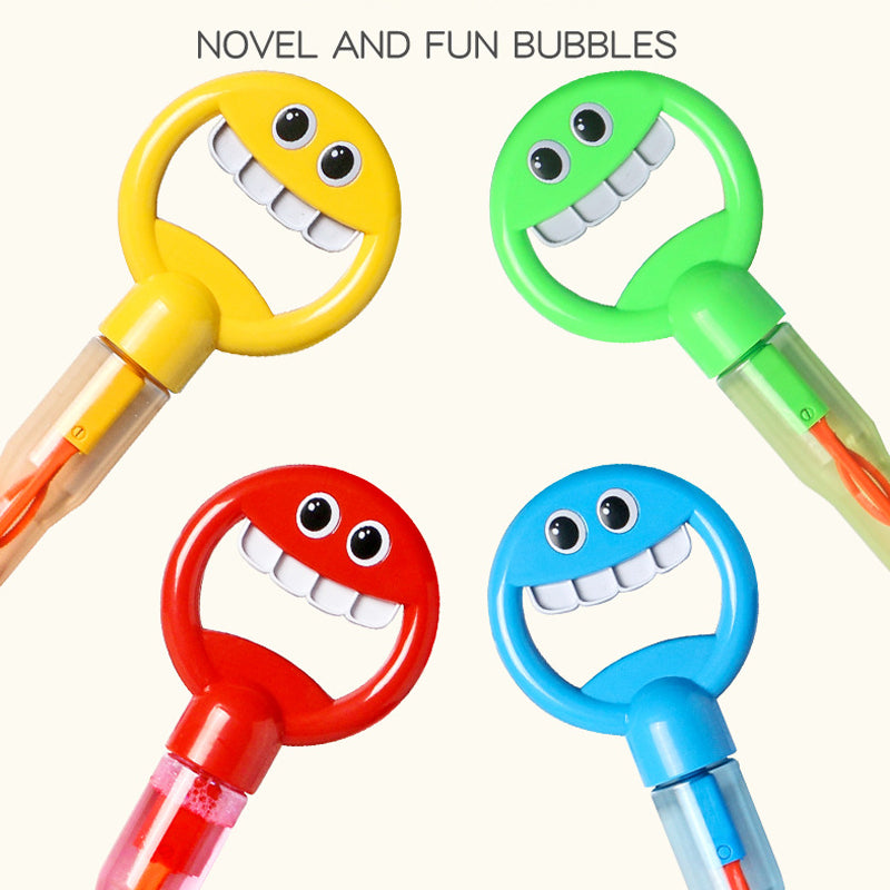 SAKER® 32 Hole Smiling Face Bubble Wand
