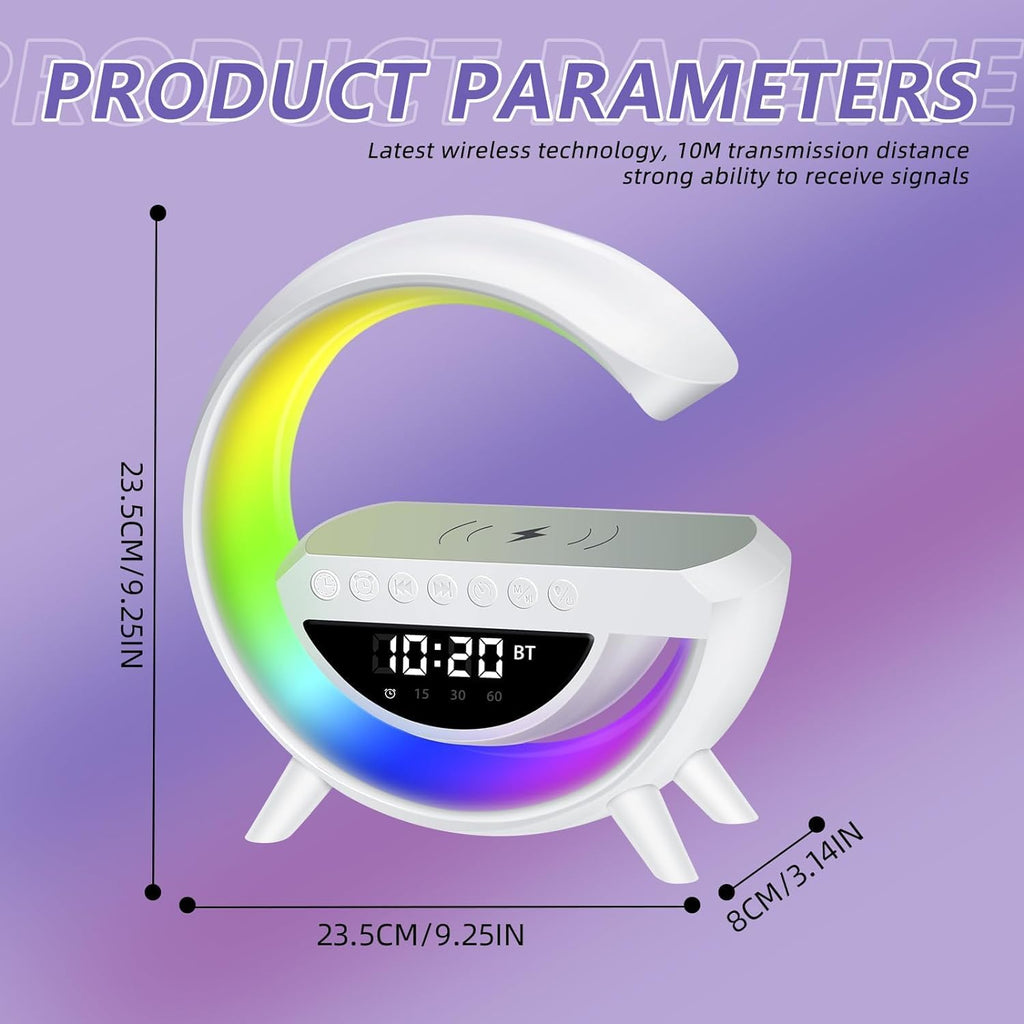 Sakerplus® G-shaped Led Wireless Charging Speaker