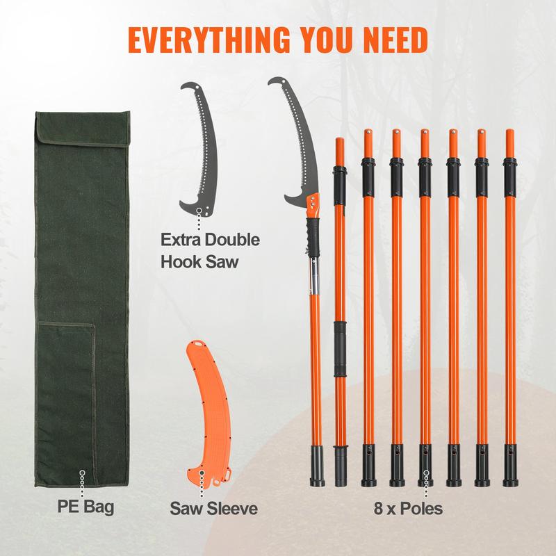 SAKER 7.3-27 ft Extendable Tree Pruner