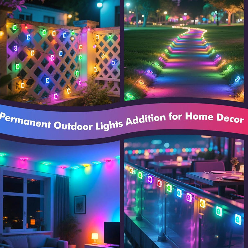 Saker® Smart RGB Outdoor Lights for Decor
