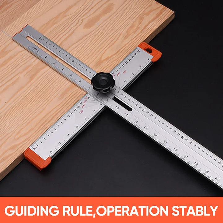 SAKER® 4 in 1 Drilling Positioning Ruler