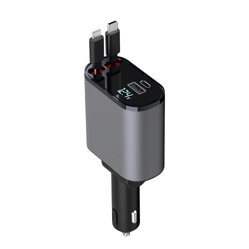 SAKER®  4 in 1  Retractable Car Charger