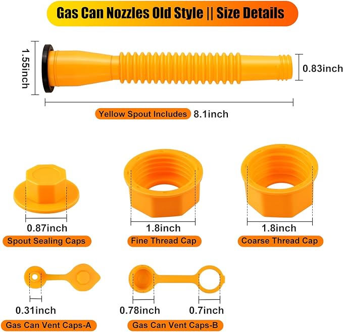 SAKER® Gas Can Spout Replacement