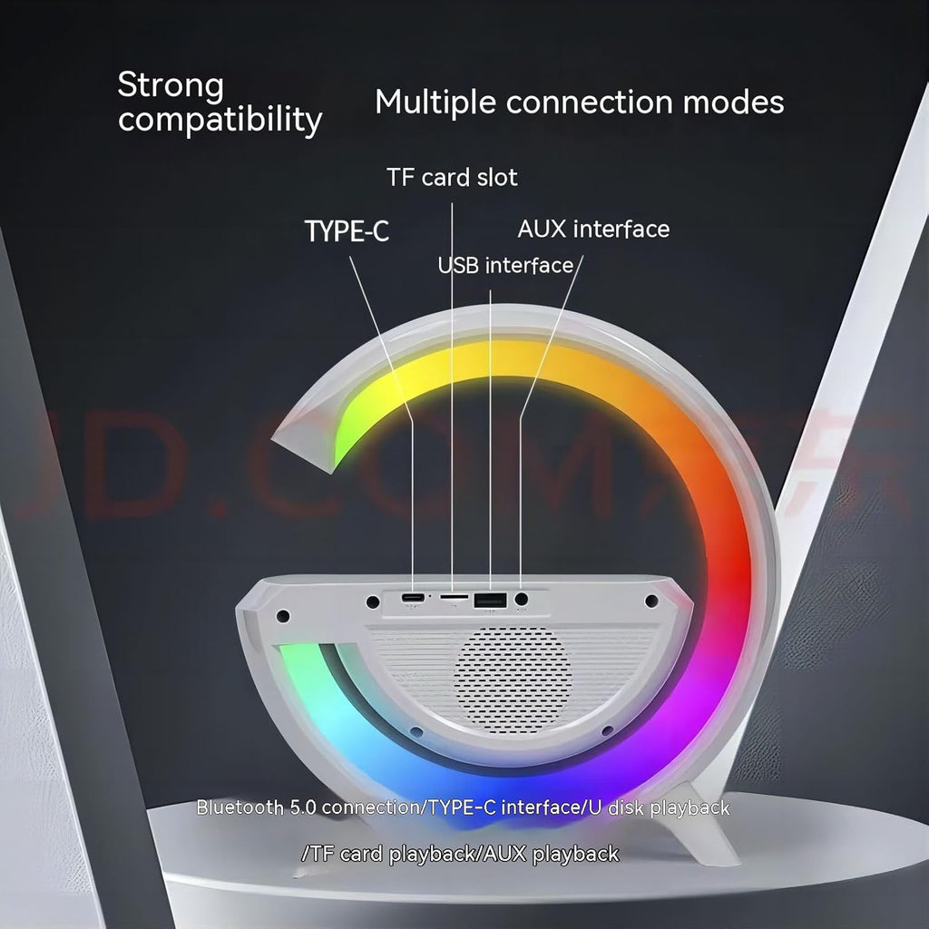 Sakerplus® G-shaped Led Wireless Charging Speaker