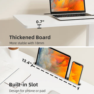 SAKER® Hidden Wheel Pneumatic Height Adjustable Desk