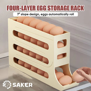 SAKER® Four-Layer Egg Storage Rack