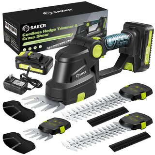 Saker® Cordless Hedge Trimmer